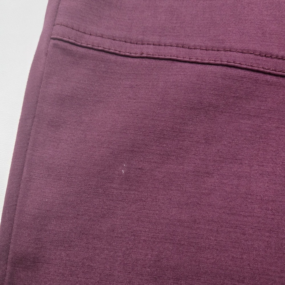 Lila Ryan Women's Pants Wine Colored Chino Straight Leg - Picture 2 of 15